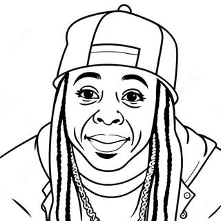 Lil Wayne Do Kolorowania 61596-51052