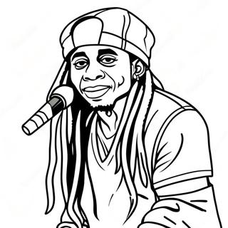 Lil Wayne Na Koncercie Do Kolorowania 61597-51062