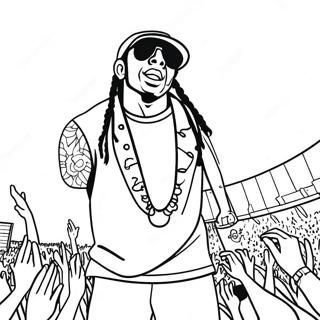 Lil Wayne Na Koncercie Do Kolorowania 61597-51063