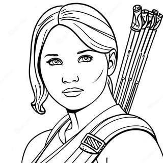 Katniss Everdeen Do Kolorowania 61636-51102