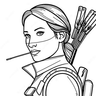 Katniss Everdeen Do Kolorowania 61636-51103