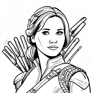 Katniss Everdeen Do Kolorowania 61636-51104