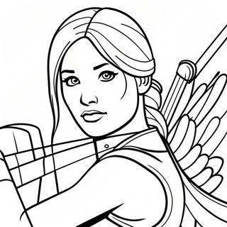 Katniss Everdeen Kolorowanki