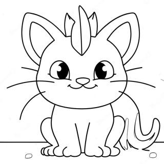 Meowth Kolorowanki