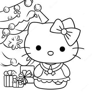 Kolorowanka Choinki Hello Kitty 6285-5021