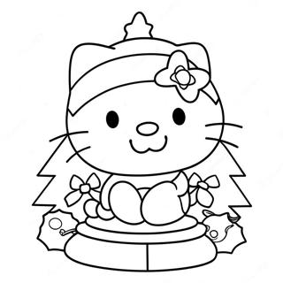 Kolorowanka Choinki Hello Kitty 6285-5023