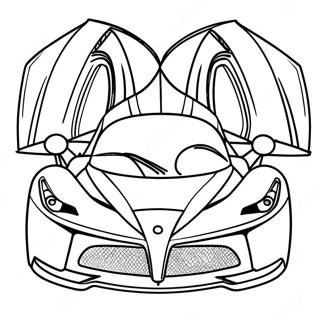 Laferrari Ferrari Kolorowanki