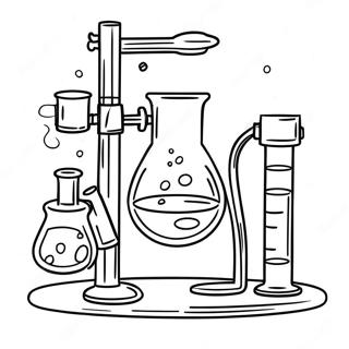 Kolorowanka Sprzetu Laboratorium Chemicznego 6434-5234