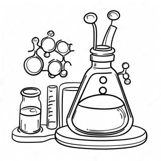 Kolorowanka Sprzetu Laboratorium Chemicznego 6434-5235