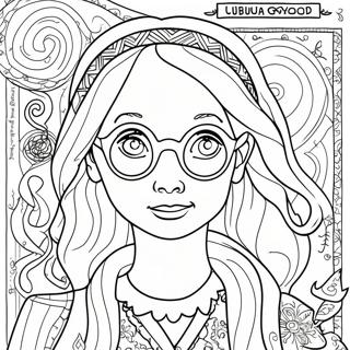 Strona Kolorowanka Luna Lovegood Magazyn Quibbler 64350-53215