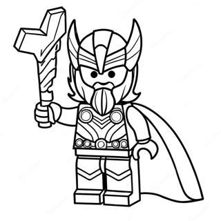 Lego Thor Kolorowanki