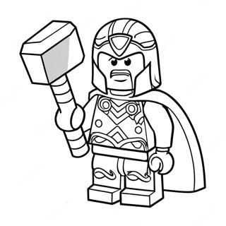 Lego Thor Z Mlotem Kolorowanka 64531-53354