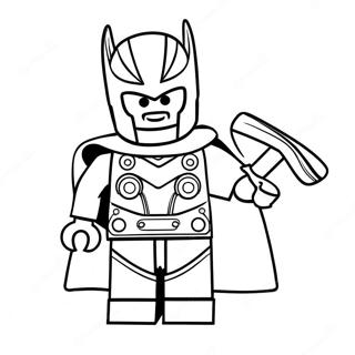 Lego Thor Z Mlotem Kolorowanka 64531-53355