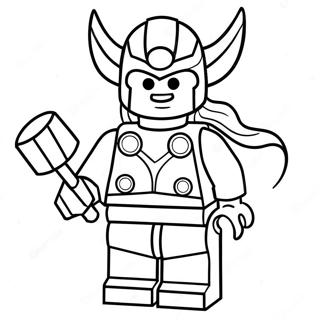 Lego Thor Z Mlotem Kolorowanka 64531-53356