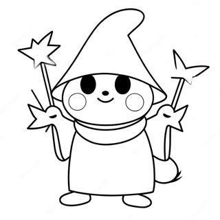 Ralsei Z Magicznymi Mocami Kolorowanka 64891-53643