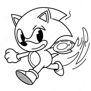 Kolorowanka Z Sonic The Hedgehog W Akcji 64931-53670