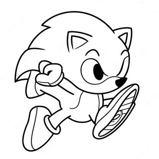 Kolorowanka Z Sonic The Hedgehog W Akcji 64931-53672