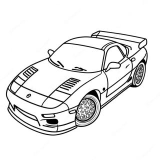 Kolorowanka Rx7 Samochod Sportowy 65240-53916