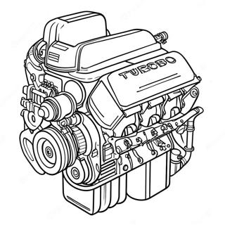 Kolorowanka Rx7 Silnik Turbo 65241-53917