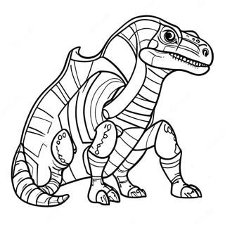 Skorpion Rex Kolorowanki