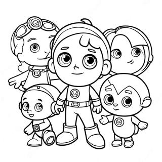 Kolorowanka Super Why I Przyjaciele 6565-5342