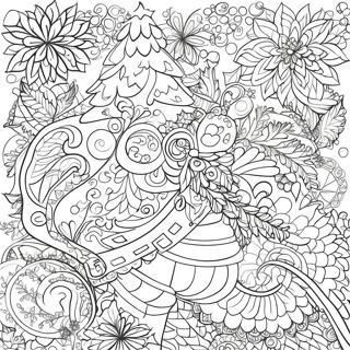 Swiateczne Wzory Zentangle Kolorowanka 65740-54298