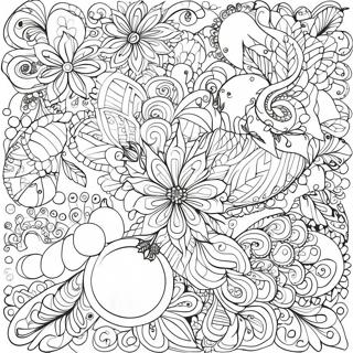 Swiateczne Wzory Zentangle Kolorowanka 65740-54299