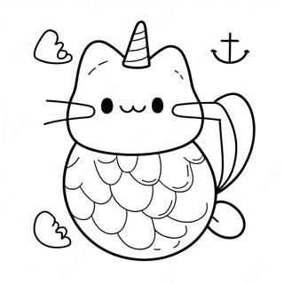 Syrenka Pusheen Kolorowanka 65760-54315