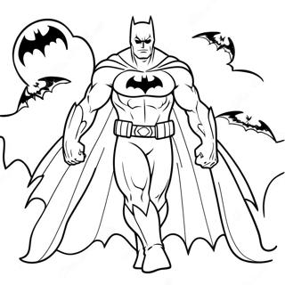 Batman Kolorowanka Na Halloween 65770-54328