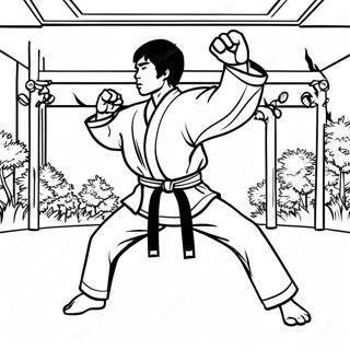 Taekwondo Kolorowanki