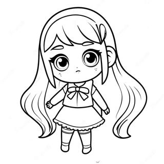 Kolorowanka W Stylu Chibi Z Yandere Simulator 66341-54792