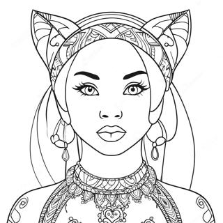 Kolorowanka Z Doja Cat 66550-54958