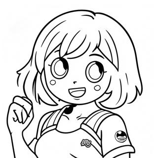 Uraraka Kolorowanki