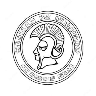 Kolorowanka Logo Usc Trojans 66660-55047