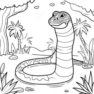 Titanoboa Kolorowanki