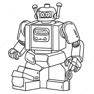 Kolorowanka Z Transformujacym Robotem Lego 66781-55139