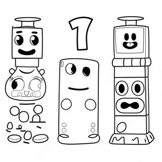 Kolorowanka Numberblocks 11 66991-55296