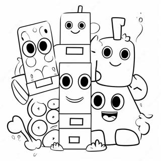 Kolorowa Kolorowanka Numberblocks 11 Z Przyjaciolmi 66992-55299