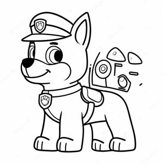 Paw Patrol Rex Kolorowanki