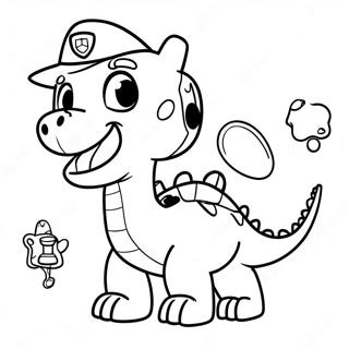 Rex Dinozaur Kolorowanka Z Paw Patrol 67052-55334