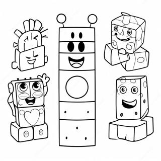 Kolorowanka Numberblocks 1000 67142-55412