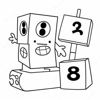 Kolorowanka Z Numberblocks 8 67162-55418