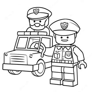 Kolorowanka Z Policja Lego 67172-55427