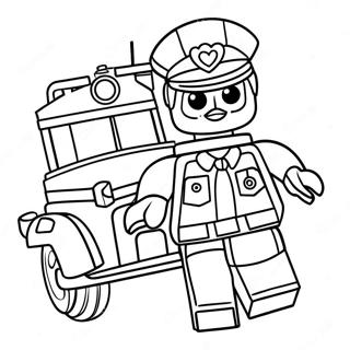 Kolorowanka Z Policjantem Lego W Akcji 67173-55434