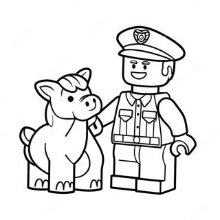 Kolorowanka Z Policjantem Lego W Akcji 67173-55435