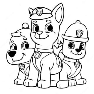 Kolorowanka Paw Patrol Na Boze Narodzenie 671-536