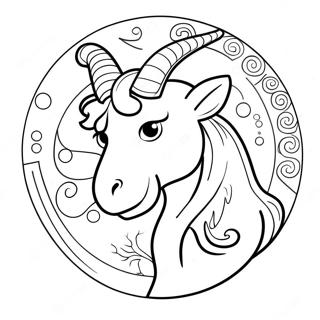 Kolorowanka Znaku Zodiaku Koziorozca 67302-55524