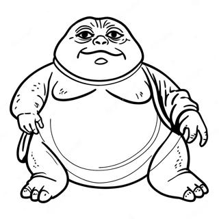 Jabba The Hutt Kolorowanki