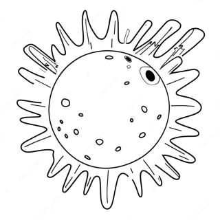 Kolorowanka Eksplodujacego Meteoru 67713-55860