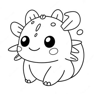 Kolorowanka Z Axolotlem Squishmallow 6814-5539